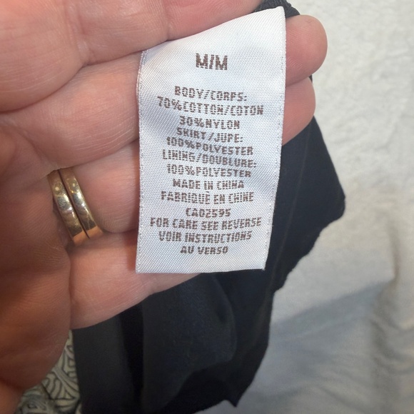 Kismet Strapless Dress Womens Size Medium Black Beige Geometric Maxi - Picture 5 of 9